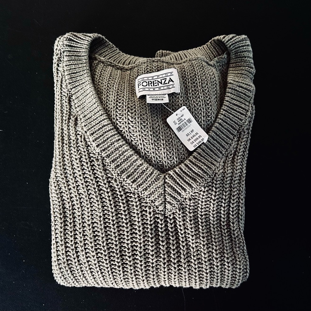 Victoria’s Secret PINK Green V-Neck Knit Sweater